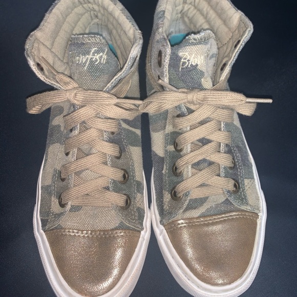 blowfish camo high top sneakers